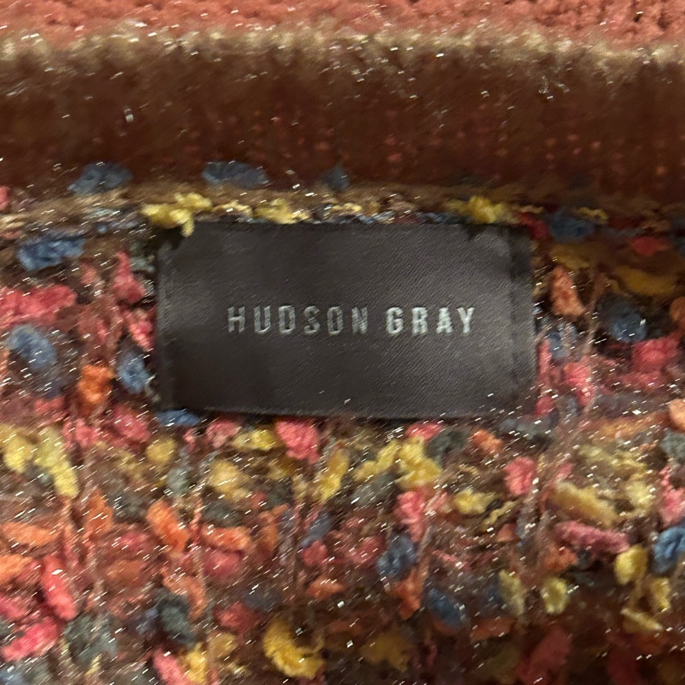 Hudson Gray multicolor wool blend sweater